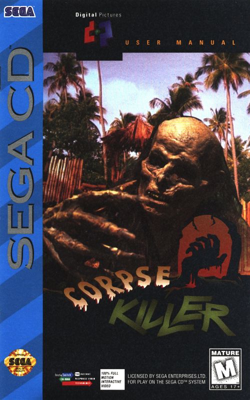 Corpse Killer box art for Sega Mega CD